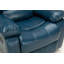 Fauteuil inclinable en cuir bleu marine