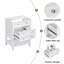 Meuble-lavabo 24 po sans lavabo, base seulement