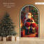 Décalcomanie de Noël, père Noël autocollant non-mural-104650850