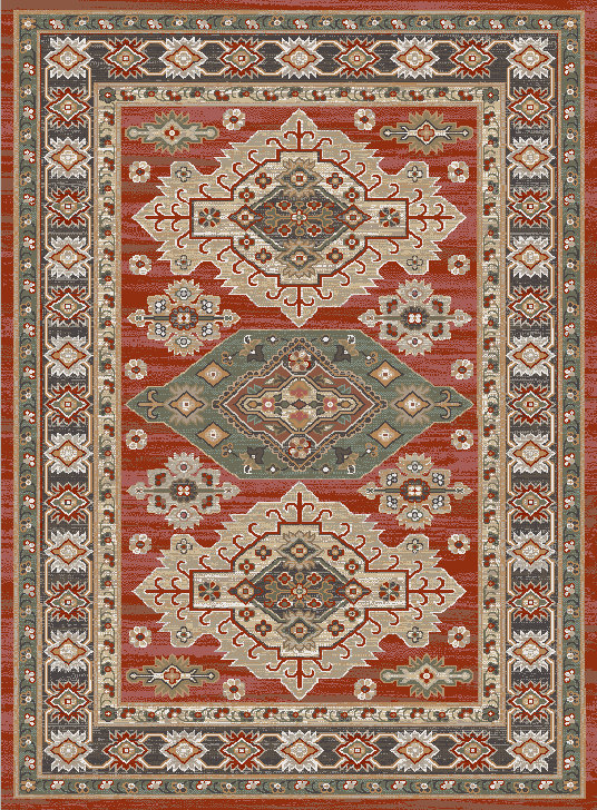 Plymouth Marisco Traditional Oriental Area Rug, Rectangle 5'3" x 7'2"