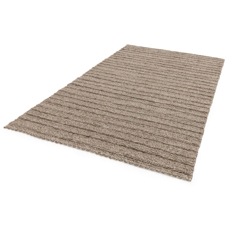Myrel Solid Colour Recycled P.E.T Hand Knotted Indoor / Outdoor Area Rug, Rectangle 120 x 170cm