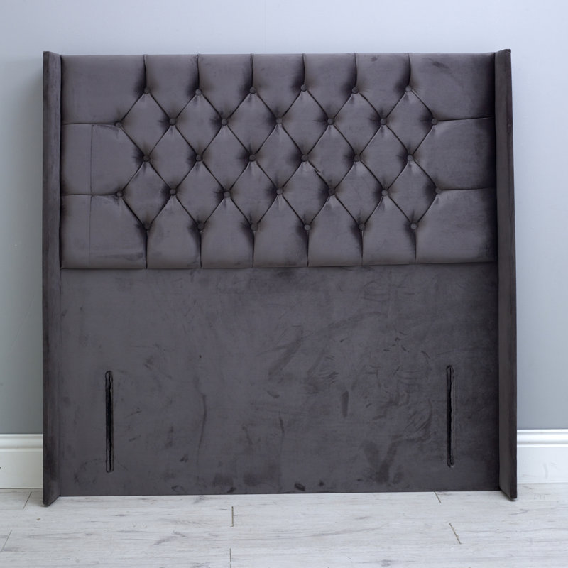 Dwaine Upholstered Headboard, Small Double (4'), Green