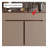 62.99" Brown Rectangular Solid Wood Shoe Storage