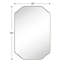 Miroir de salle de bain Kudi doré festonné, cadre en laiton décoratif, miroir de coiffeuse irrégulier mural 30 x 20''-1484747344-1484747338