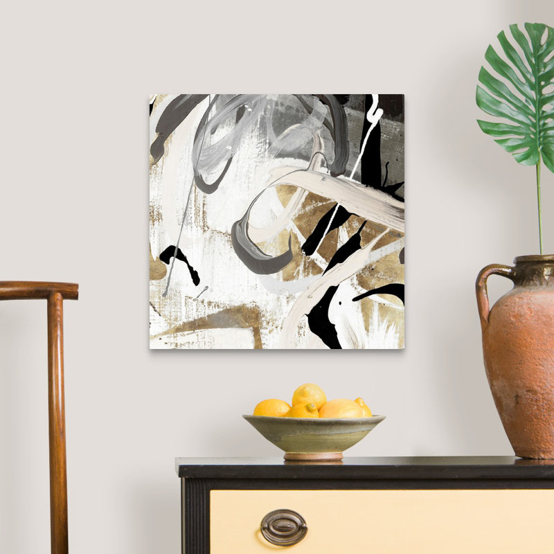 " Tangled I " Painting Print, Wrapped Canvas, 20" H x 20" W, No Frame