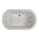 Anza™ Chromatherapy Whisper 72" x 42" Drop in Whirlpool Bathtub