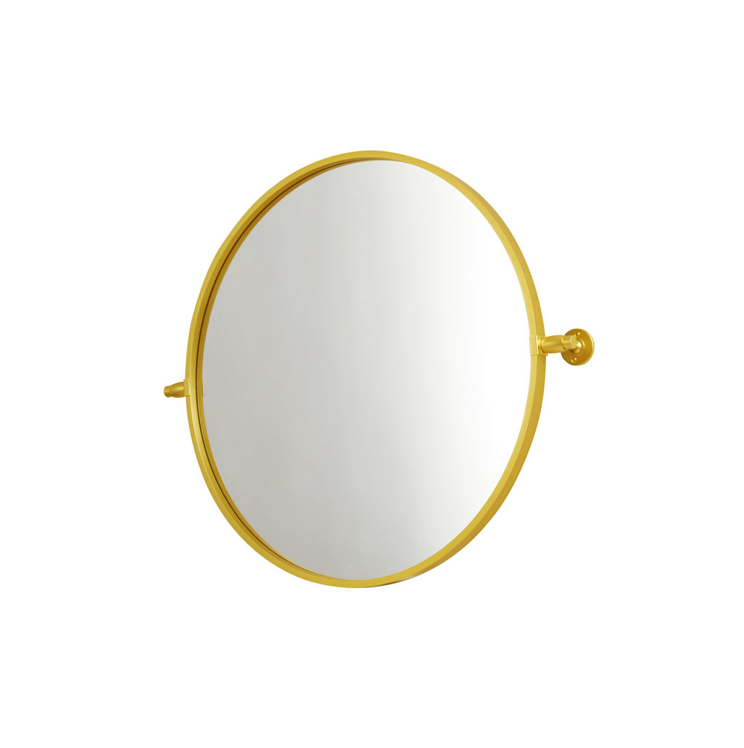 Belfield Mirror, 24" x 24", Gold