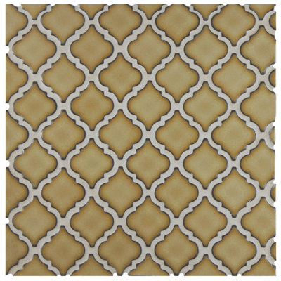 Merola Tile Hudson Tangier 12-3/8 " x 12-3/8 " Porcelain Mosaic Floor and Wall Tile