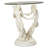 Beldin Glass Top Figurine End Table