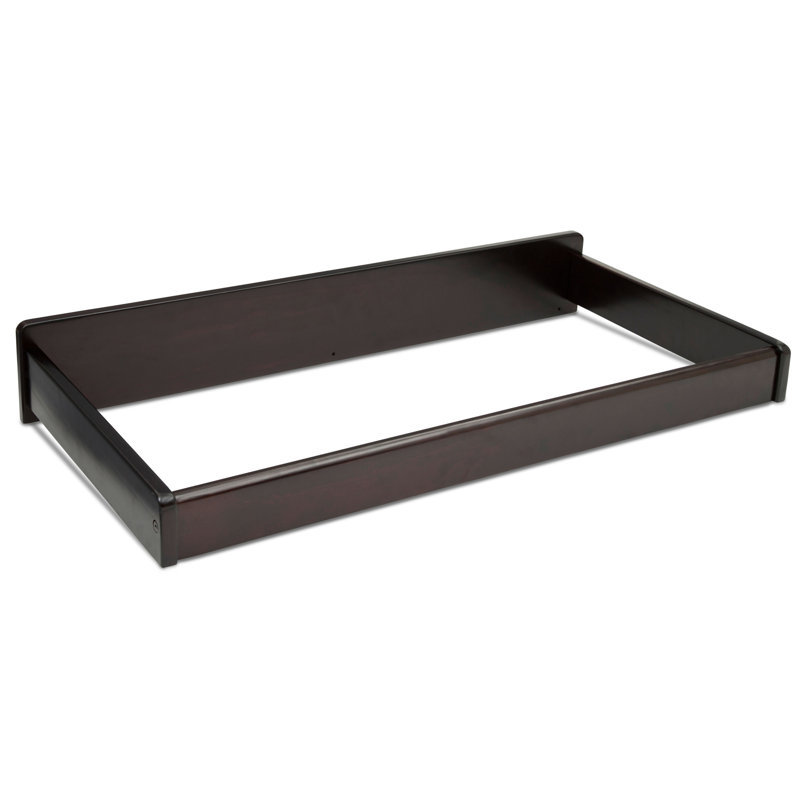Plateau de table à langer pour enfant Delta, Chocolat noir, H 6,75 po x l 36,25 po x P 18 po