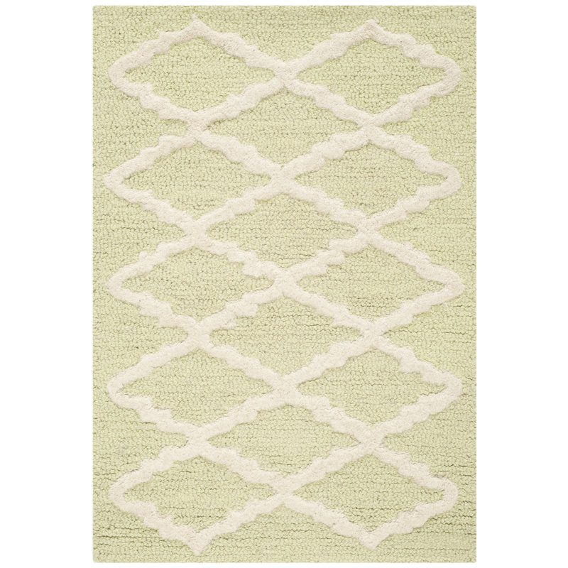 Ilion Cambridge Hand Tufted Wool Geometric Rug, Rectangle 2' x 3'