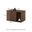 Enceinte de litière pour chat, mobilier de maison cachée pour animal de compagnie, table de bout multifonctionnelle pour chats, rangement pour accessoires de litière-1838967694-1838967693