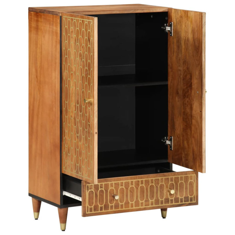 60cm Sideboard, Honey Brown
