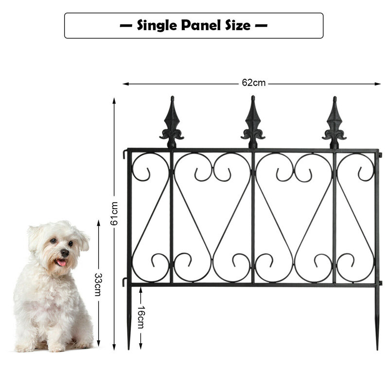 Amla 61 cm H x 62 cm W Fence Panels Fencing