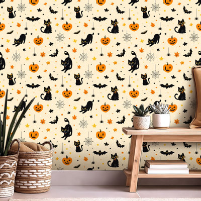 Papier peint auto-adhésif pour Halloween