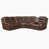 Microfibre polie brune est en rupture de stock