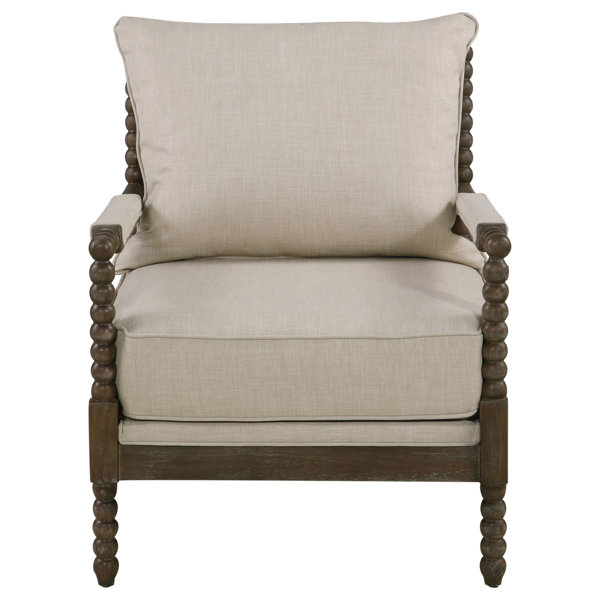 White Spindle Armchair