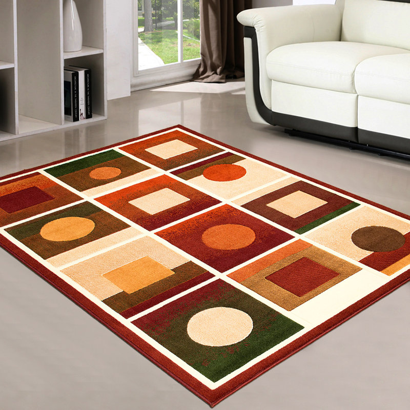 Geometric Indoor Rug, 7'10" x 10'2"