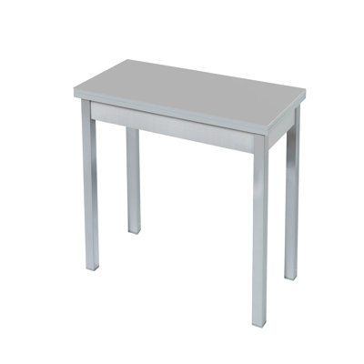 Dhima Glass Top End Table