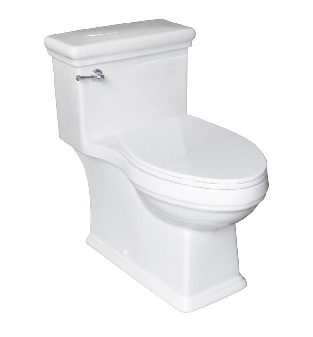 Signature Hardware Key West One Piece Elongated Skirted Toilet ADA ...