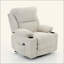 Fauteuil inclinable chauffant et massant télécommandé, pour personnes âgées-1187729680