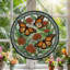 Vitrail de vitrail papillon Butterfly, 7,8 heures-1374737521