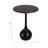Ernstfried Modern Round Marble Top Accent Table for Bedroom - Sleek Small Side Table with Sculptural Ball Base for Living Room, Narrow End Table Design - 21"-106720829