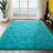 Solid Rug Soft Fluffy Blue Indoor Area Rug for Living Room Bedroom Nursery Kids Room-835077179-805677181