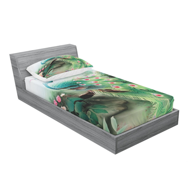 Microfiber Sheet Set, Twin XL Sheet Set with Fitted Sheet