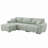Jadier 110" Modular Boneless Sectional Sofa-728586901