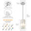 Llinos - Luminaire suspendu pour îlot de cuisine pour salle à manger et couloir-179367090-200981341-180654878