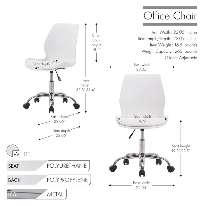 Office Chair, White