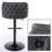 Marlone Swivel Adjustable Height Bar Stool, 2 Pcs-84694339-84694340
