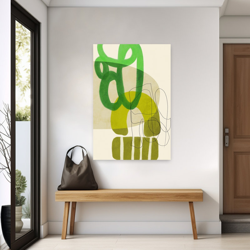 Art contemporain, art contemporain abstrait, H 60 po x l 40 po