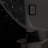 Night Sky Laser Punch Tulle Overlay Room Darkening Silver Grommet Curtains-5797581