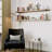 60inch Long Floating Shelves For Wall, Wood Wall Shelf With Heavy Duty Metal Brackets-517984657