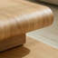 Table basse modulaire empilable moderne avec placage en bois naturel