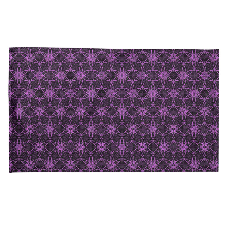 Mcguigan Tea Towel Kitchen Towel, Poly Twill, Purple/Black