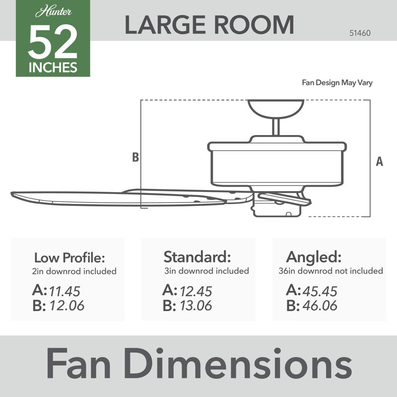 52" Windbound 5 - Blade Damp Rated Ceiling Fan with Pull Chain