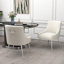 Chaise d'appoint en velours capitonné de 22 po Baudel-879591364-879591366