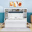 Lit plateforme 4 tiroirs en bois avec armoire-98752982