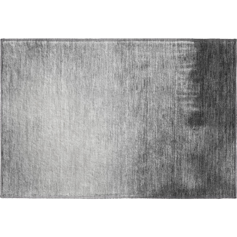 Premium Machine Washable Mayfield AMF2420 Ombre Rug, Gray, 2'6" x 3'10"