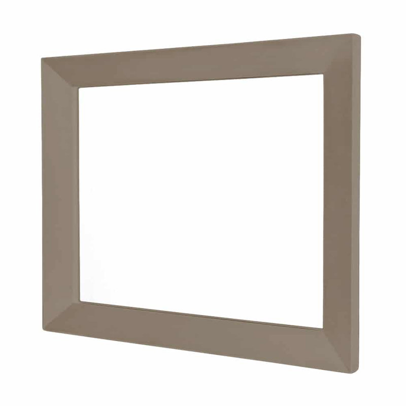 Portola Modern & Contemporary Beveled Bathroom / Vanity Mirror, 26" x 22", Earth