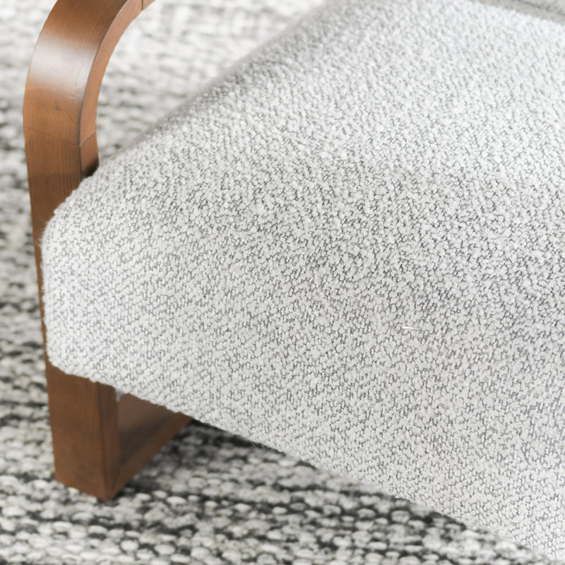Lexington Boucle Accent Chair Mercury Gray