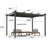 13 Ft. W X 11 Ft. D Aluminum Pergola with Canopy-96470415
