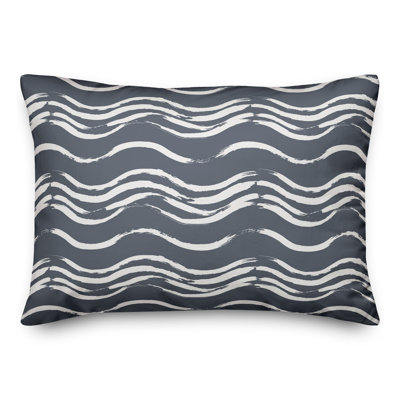 Coussin extérieur Black Waves