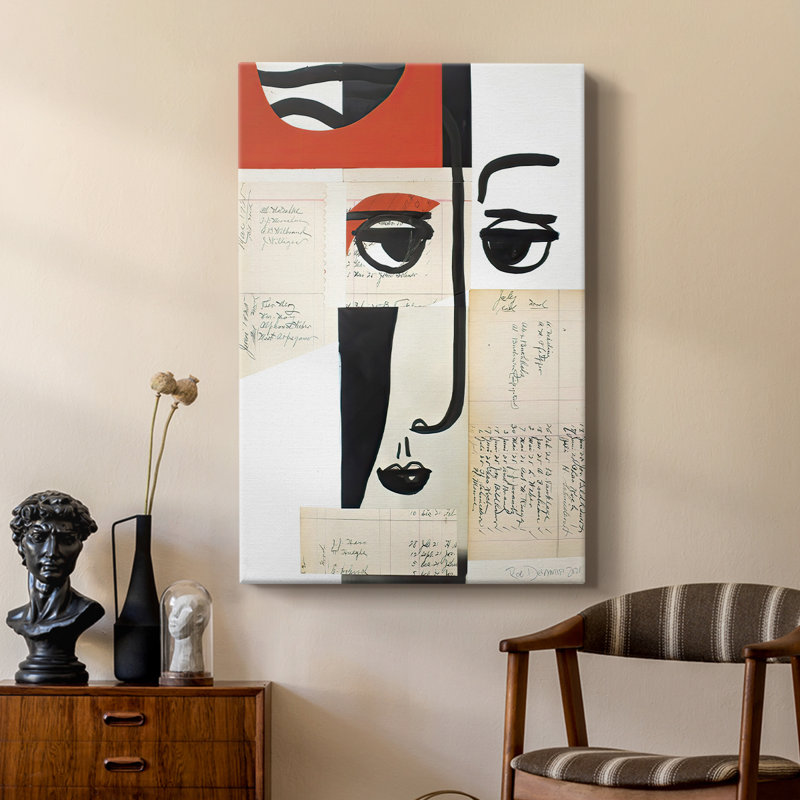 Les visages d'un siècle III - galerie sur mesure, H 12 po x l 8 po