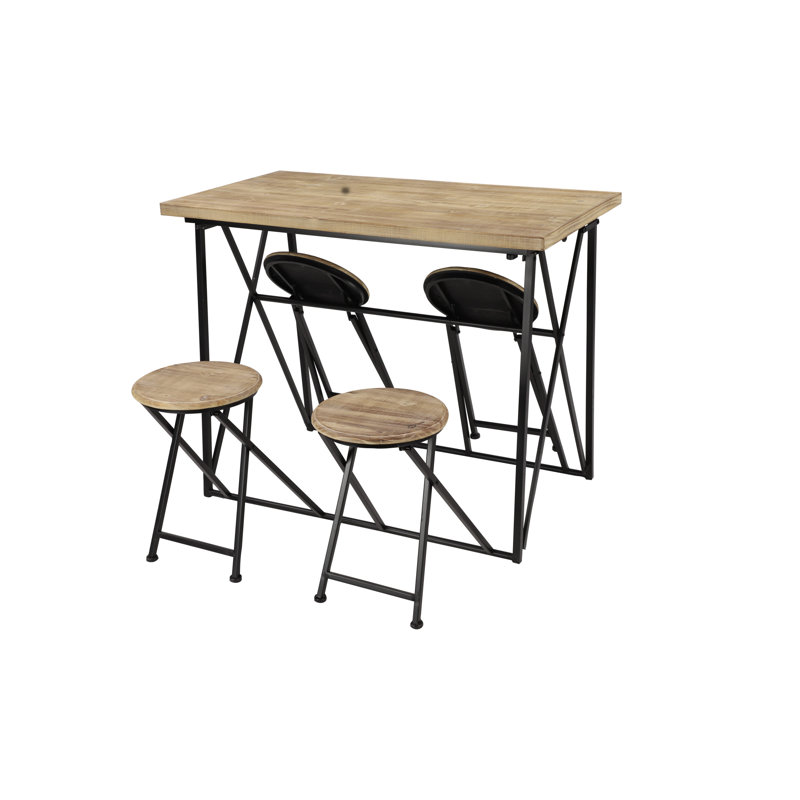 Ragsdale Solid Wood Top Trestle Dining Set