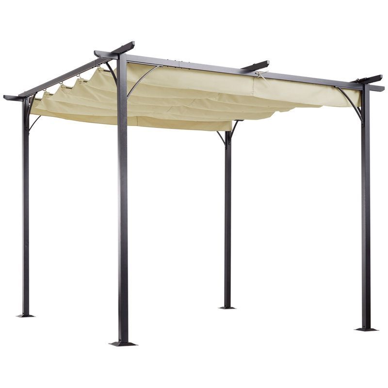 10 Ft. W x 10 Ft. D Steel Vault Gazebo