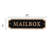Door Statement Cut Corner Plaque - Mailbox